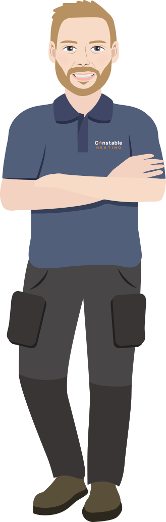 Experienced heating engineers character